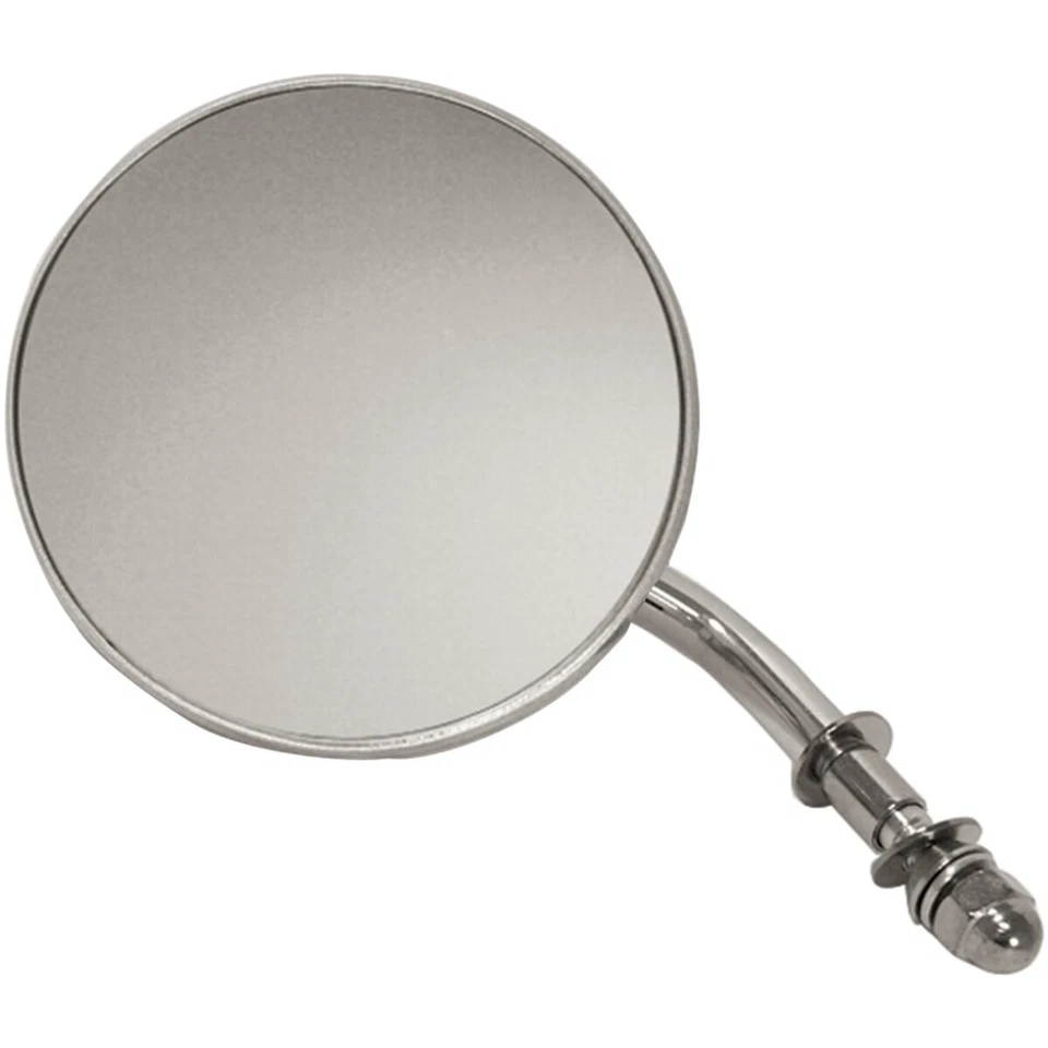 V-Factor Chrome 4"" Early Style Round Mirrors - 47010 - Imagem 1 de 1