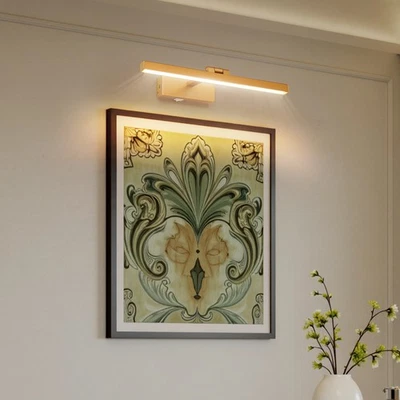 Luz LED Imagen 3CCT 16" Dorado Funciona con Batería para Aplique de Pared Control Remoto 5000mAh Foto 1 de 4