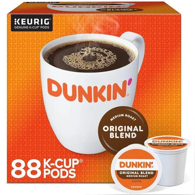 Dunkin' Donuts Original Blend Coffee Keurig K-Cup Pods Medium Roast 88/Carton - Image 1 of 4