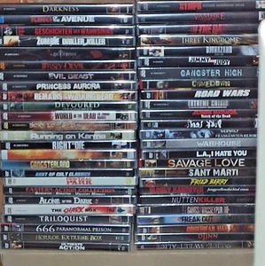 DVD Paket/Sammlung FSK18 - 59 Filme  (P8) 50Stück - Imagen 1 de 6