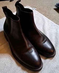 THURSDAY Boot Co Herren US 15 Braun Leder Everyday Duke Chelsea Stiefeletten - Bild 1 von 15