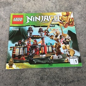 Lego Ninjago Instruction Manual Book 1 Only #70505
