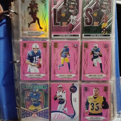 ✅ Huge NFL Football Lot 30+ Cards, Rookies, Mosaic, Parallels, Dart, Skattebo - Image 1 of 4