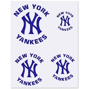 New York Yankees NY Stencil - 14.5"x12" sheet - Reusable & Durable – 10 Mil - Picture 1 of 5