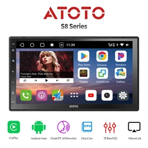 ATOTO S8 2 DIN 7" Android autoradio ricevitore multimediale digitale 4G LTE - Foto 1 di 11