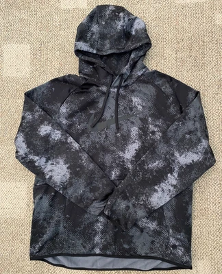 Nike Hoodie Sweatshirt Therma-Fit Zip Pocket Camo Fleece FZ1088-010 Men's XXL - Image 1 of 4