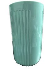 Cubo de plástico reciclado engomado azul 13 litros con pico vertedor y asa  metálica 25,5 x 29 cm, cubo redondo multiuso, limpiez