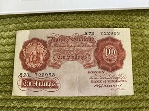 B223 Catterns 10s Banknote Prefix S73 722953 - Picture 1 of 2
