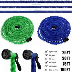 Expandable Garden Hose Lightweight, Durable, Flexible, Retractable Stretch Hose - Picture 1 of 10