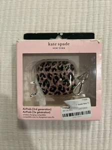 Kate Spade New York AirPods Pro Case - City Leopard Schwarz/Goldfolie/Transparent - Bild 1 von 1