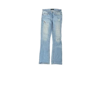Aeropostale Boot Distressed Damengröße 6 mittelblau Denim Jeans - Bild 1 von 4
