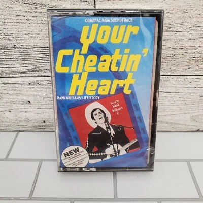 Your Cheatin' Heart Original Soundtrack (Cassette, 1990) Hank Williams Life  - Image 1 of 3