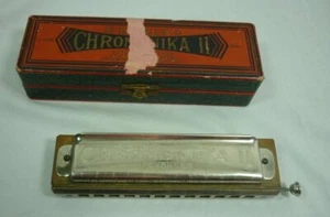 M. Hohner Chromonika II Clave de C Armónica en Estuche 21B055 - Imagen 1 de 12