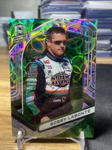 2020 Panini Chronicles Spectra #95 Bobby Labonte Neon Green Kaleidoscope # 30/49 - Picture 1 of 2