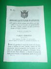 Decreti Regno Sardegna Torino Regie Patenti Agevolazioni Mezzi Riscatto 1834