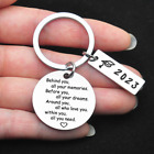 2023 Graduation Keychain Stainless Steel Key Ring Gifts for Friends Classmates