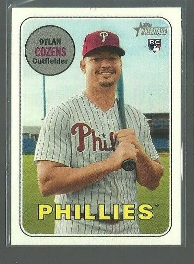  2018 Topps Heritage #634 Dylan Cozens RC (ref 63719) - Image 1 of 1