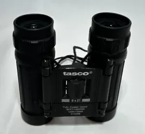 TASCO 8 X 21 #165RB COATED 367 FT / 1000 YDS COMPACT BINOCULARS - Picture 1 of 9