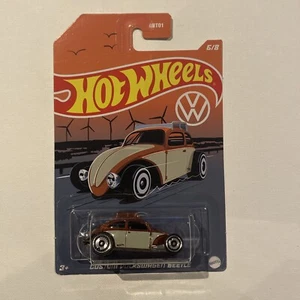 2022 Hot Wheels VW Set Custom Volkswagen Beetle 1:64 Die-cast Car Brown Gray - Picture 1 of 8