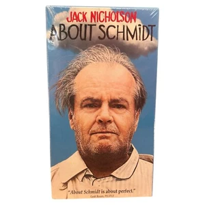 NEW SEALED About Schmidt VHS Movie Jack Nicholson With Studio Markings - Picture 1 of 4