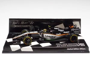 Minichamps 1:43 Force India Mercedes VJM09 S. PEREZ 3rd Place European GP 2016 - Bild 1 von 4
