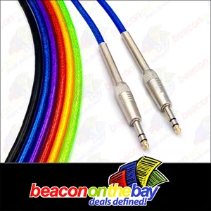 3m Premium 1/4" TRS Balanced or Stereo Cable Australian Made - Picture 1 of 11
