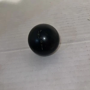 Vintage Black Shift Knob With Knurled Band 3/8 24 Ford Chevy Dodge - Picture 1 of 4