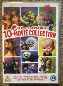 Dreamworks 10 Movie Collection, Trolls, Shrek, Cross, Panda, Home (DVD) NEW - Bild 1 von 1
