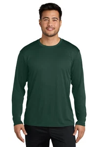 Port & Co PC380LS Long Sleeve Tee Workout Performance UPF50 UV Protection - Picture 1 of 15