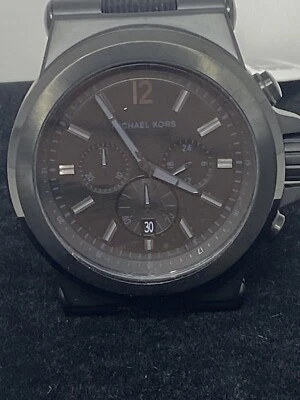 Reloj Michael Kors Mk-8152 Acero Inoxidable Trasero 10 ATM NUEVO CON ETIQUETAS Foto 1 de 4