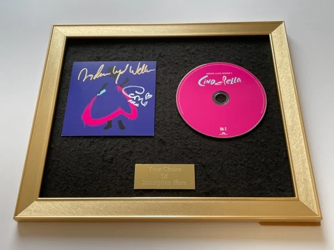 SIGNED/AUTOGRAPHED ANDREW LLOYD WEBBER CINDERELLA FRAMED CD.CARRIE HOPE FLETCHER Cover