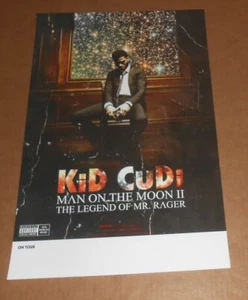 Locandina Kid Cudi Man on the Moon II 2010 Promo Originale 11x17 - Foto 1 di 2