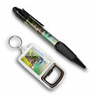 Pen And Beer Opener Keyring   Aval Cliff Etretat Normandy France 12376