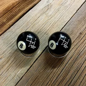 Fucking Fast Schaltknauf Billardkugel 8-Ball VW Bus Bulli T3 Pool Shifter Syncro - Bild 1 von 10