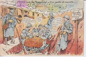 CPA 7 Humour militaire grande guerre - Foto 1 di 2