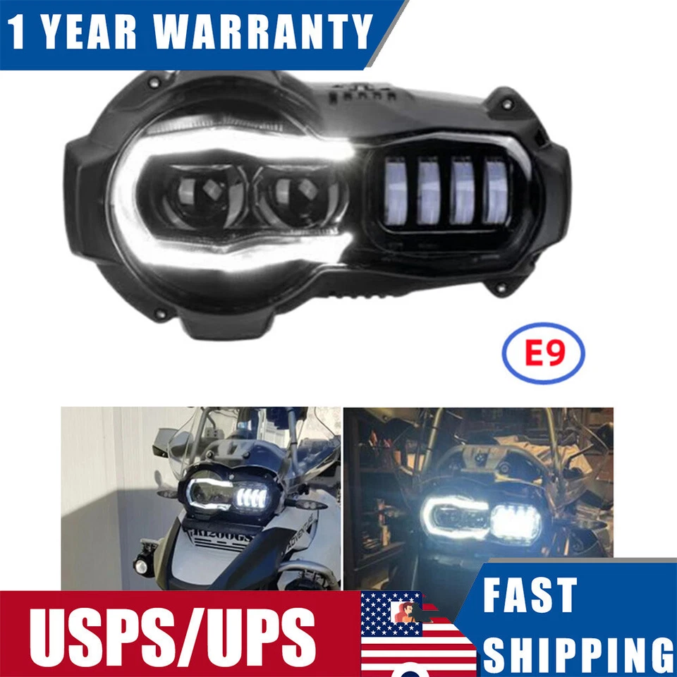 Faro LED DRL para BMW R1200GS R 1200 GS 2005-2012 R1200GS ADV 2006-2013 Foto 1 de 4