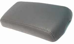 Fits 08-13 Nissan Rogue Dark Gray Real Leather Center Console Armrest Cover - Bild 1 von 7