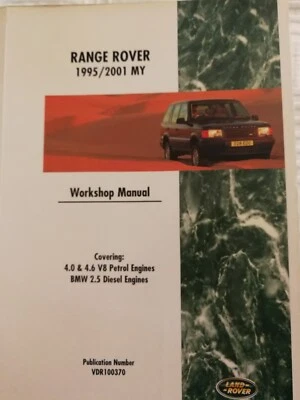 ➡️ MANUALE OFFICINA RANGE ROVER P38 1994-2001 WORKSHOP MANUAL SERVICE  - Immagine 1 di 2