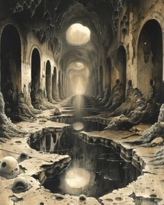 Whimsical Worlds: Bizarre and Eccentric 8x10 Art Prints to Amaze 68431036 - Picture 1 of 1
