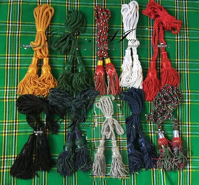 HIGHLAND GROSSE SCHOTTISCHE SEIDE DUDELSACKSCHNUR VERSCHIEDENE FARBEN/DUDELSACKDROHNE