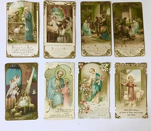 7 ANTIKE FRANZÖSISCHE UND ITALIENISCHE HEILIGE KARTEN BOUASSE YOUNG - Bild 1 von 2