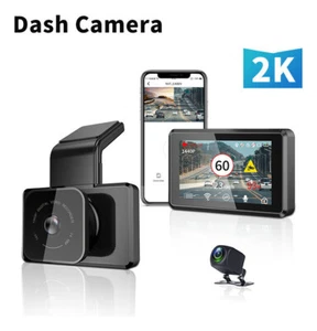 1 set GPS cardvr driving recorder 3 inch 2KWIFI front and rear dual recording - Picture 1 of 7