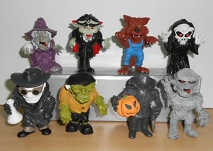 Complete Set 8 PVC Figures Halloween Monster MAIA BORGES PORTUGAL 2003 - Picture 1 of 7
