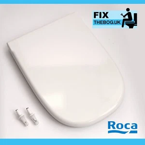 Roca Old Design Dama Replacement Toilet Seat with Standard Bar Hinge 801327004 - Picture 1 of 3