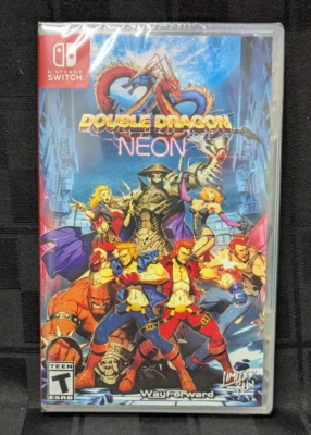 NEW* DOUBLE DRAGON NEON Nintendo Switch LRG Wayforward SEALED Limited Run #108 - Image 1 of 3