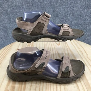 Columbia Sandals Mens 12 Ventero Sporty Hiking Slingback BM4403-357 Brown Suede - Picture 1 of 15