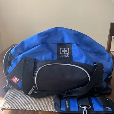 NEW Ogio Blue Big Dome 12x24x9in Large Gym Travel Duffel Bag - Image 1 of 4