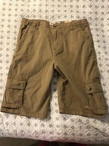 NEW TRUE CRAFT Mineral Outdoor Tan Cargo SHORTS FOR BOYS Size 20 - Picture 1 of 11