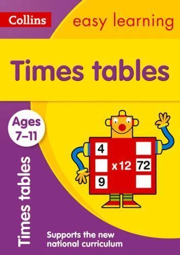 Times Tables Ages 7-11: Ideal for Home Learning (Collins Easy Learning KS2) by Collins Easy Learning (2015, Trade Paperback)