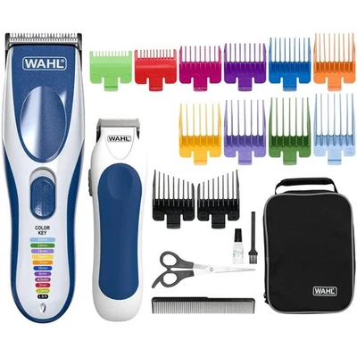 Wahl Akku Haarschneider / Bartschneider + Trimmer. 10 Aufsätze 1,5 - 25mm. 23794